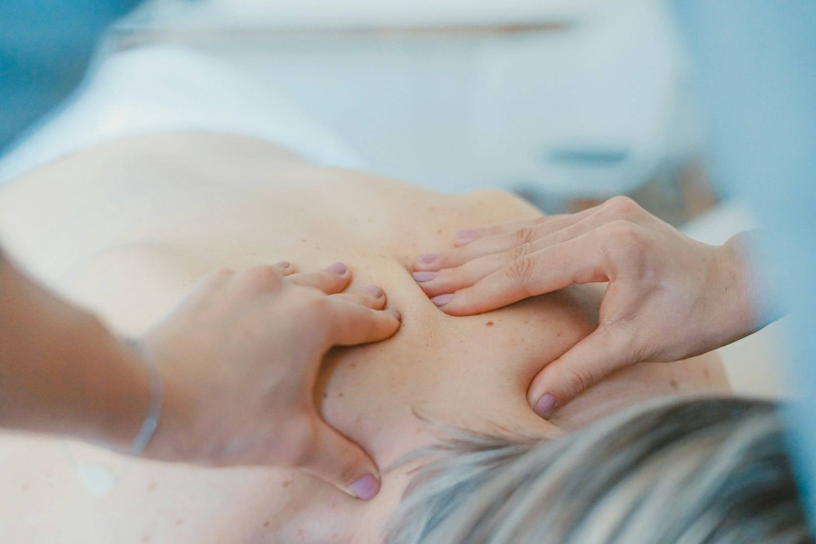 Gentle neck and shoulder massage